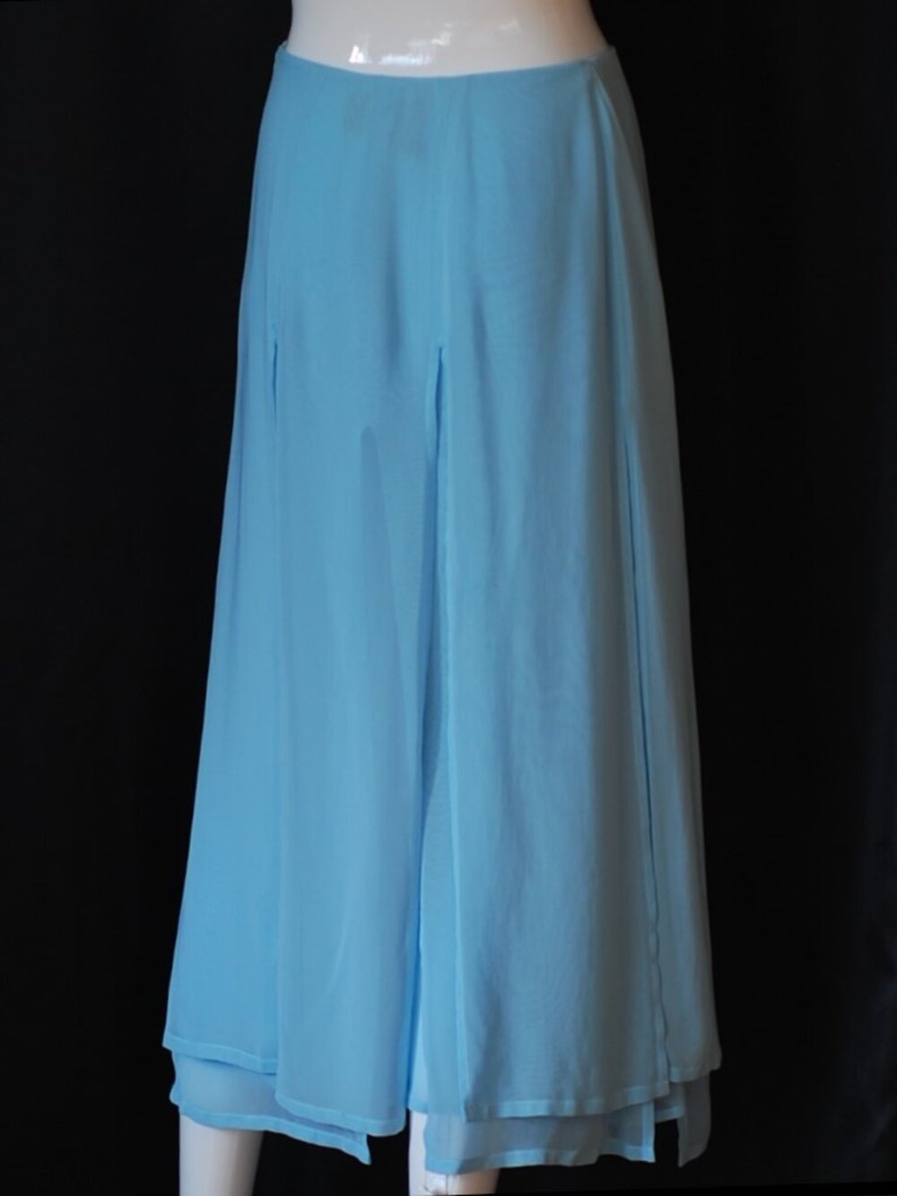 Moschino Cheap & Chic Layered Blue Midi Skirt - Italy - Picture 3 of 5